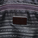 PRADA Chain Shoulder Bag Nylon Brown Auth bs29917-18