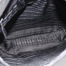 PRADA Chain Shoulder Bag Nylon Brown Auth bs29917-11