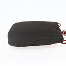 PRADA Chain Shoulder Bag Nylon Brown Auth bs29917-4