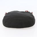 PRADA Chain Shoulder Bag Nylon Brown Auth bs29917-5