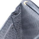 SAINT LAURENT Shoulder Bag Leather Black Gold Auth bs29919-20