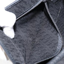 SAINT LAURENT Shoulder Bag Leather Black Gold Auth bs29919-21