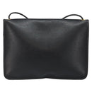 SAINT LAURENT Shoulder Bag Leather Black Gold Auth bs29919-3