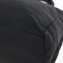 PRADA Tote Bag Nylon Black Silver Auth bs29920-14