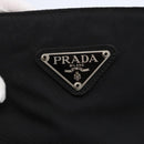 PRADA Tote Bag Nylon Black Silver Auth bs29920-17