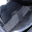 PRADA Tote Bag Nylon Black Silver Auth bs29920-11