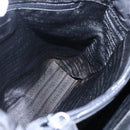 PRADA Tote Bag Nylon Black Silver Auth bs29920-20