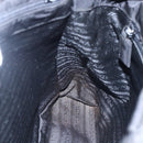 PRADA Tote Bag Nylon Black Silver Auth bs29920-21