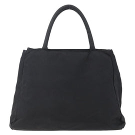 PRADA Tote Bag Nylon Black Silver Auth bs29920 - 0