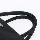 PRADA Tote Bag Nylon Black Silver Auth bs29920-8