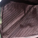 PRADA Tote Bag Nylon Khaki Silver Auth bs29922-23