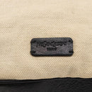 SAINT LAURENT Muse Tote Bag Canvas Leather Beige Gold Auth bs29923-14