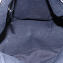 SAINT LAURENT Muse Tote Bag Canvas Leather Beige Gold Auth bs29923-18