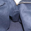 SAINT LAURENT Muse Tote Bag Canvas Leather Beige Gold Auth bs29923-19