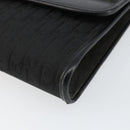 Christian Dior Trotter Canvas Chain Shoulder Bag Black Gold Auth bs29925-9