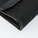 Christian Dior Trotter Canvas Chain Shoulder Bag Black Gold Auth bs29925-14