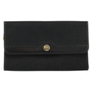 Christian Dior Trotter Canvas Chain Shoulder Bag Black Gold Auth bs29925-13