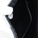 Christian Dior Trotter Canvas Chain Shoulder Bag Black Gold Auth bs29925-20