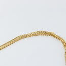 Christian Dior Trotter Canvas Chain Shoulder Bag Black Gold Auth bs29925-8