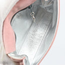 CHANEL Camellia Flap Chain Shoulder Bag Suede Pink Silver CC Auth bs29926-16