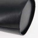 Salvatore Ferragamo Vala Shoulder Bag Leather Navy Gold Auth bs29928-15