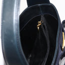 Salvatore Ferragamo Vala Shoulder Bag Leather Navy Gold Auth bs29928-17