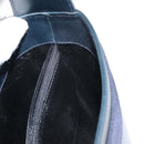 Salvatore Ferragamo Vala Shoulder Bag Leather Navy Gold Auth bs29928-18