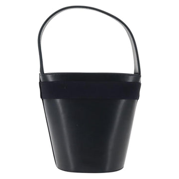 Salvatore Ferragamo Vala Shoulder Bag Leather Navy Gold Auth bs29928 - 0