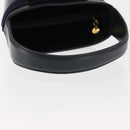 Salvatore Ferragamo Vala Shoulder Bag Leather Navy Gold Auth bs29928-7