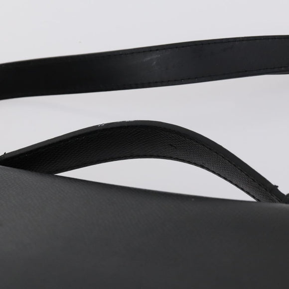 Salvatore Ferragamo Business Bag Leather 2way Black Silver Auth bs29929