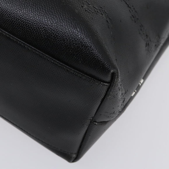 Salvatore Ferragamo Business Bag Leather 2way Black Silver Auth bs29929