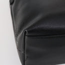 Salvatore Ferragamo Business Bag Leather 2way Black Silver Auth bs29929-16