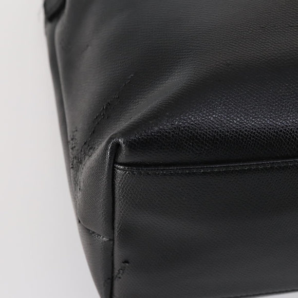 Salvatore Ferragamo Business Bag Leather 2way Black Silver Auth bs29929