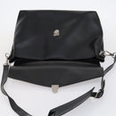 Salvatore Ferragamo Business Bag Leather 2way Black Silver Auth bs29929-20