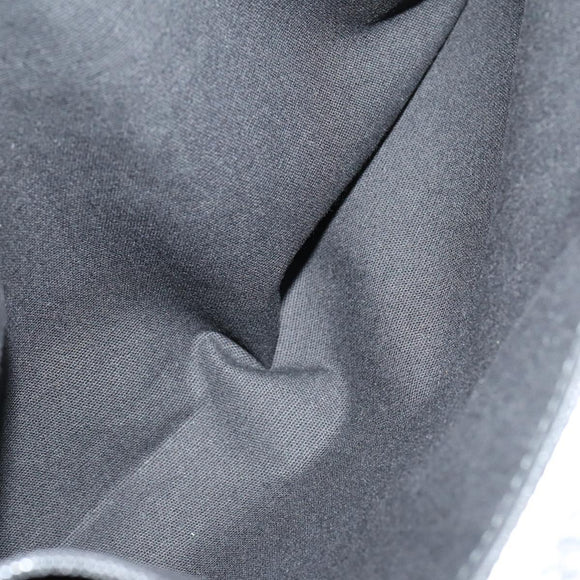 Salvatore Ferragamo Business Bag Leather 2way Black Silver Auth bs29929