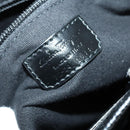 Salvatore Ferragamo Business Bag Leather 2way Black Silver Auth bs29929-11