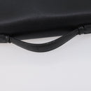 Salvatore Ferragamo Business Bag Leather 2way Black Silver Auth bs29929-8