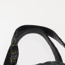 CHANEL Cambon Line Tote Bag tweed Navy Silver CC Auth bs29930-8