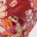 CHANEL High Summer Tote Bag Coated Canvas Red CC Auth bs29931-9