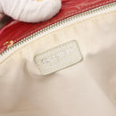 CHANEL High Summer Tote Bag Coated Canvas Red CC Auth bs29931-18