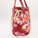 CHANEL High Summer Tote Bag Coated Canvas Red CC Auth bs29931-3
