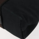 HERMES Toroca Horizontal PM Hand Bag Canvas Black Auth bs29932-16