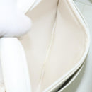 CHANEL Matelasse Chain Shoulder Bag Lamb Skin White Gold CC Auth bs29933-22