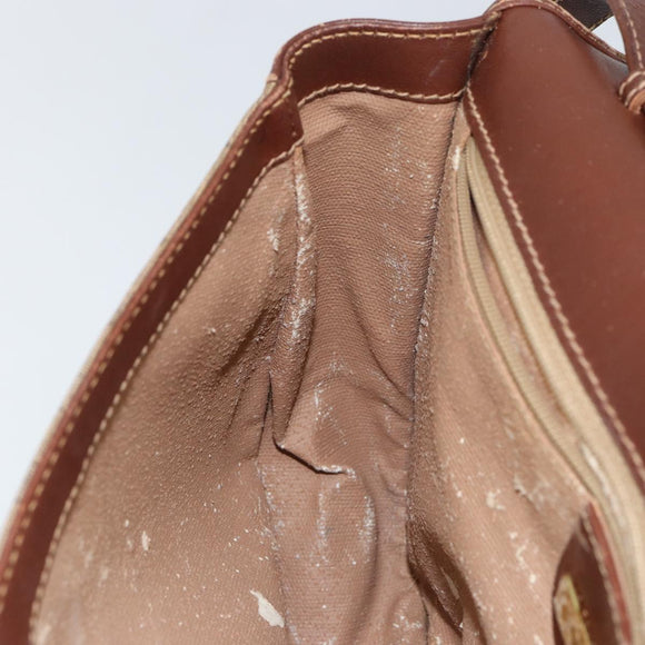 GUCCI Micro GG Supreme Shoulder Bag PVC Brown Gold 004 113 0363 Auth bs29936