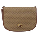 GUCCI Micro GG Supreme Shoulder Bag PVC Brown Gold 004 113 0363 Auth bs29936-13