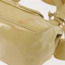 LOUIS VUITTON Cruise line Sac Bicolor Hand Bag Enamel Yellow M92547 Auth bs29940-8