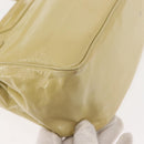 LOUIS VUITTON Cruise line Sac Bicolor Hand Bag Enamel Yellow M92547 Auth bs29940-16