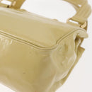 LOUIS VUITTON Cruise line Sac Bicolor Hand Bag Enamel Yellow M92547 Auth bs29940-17