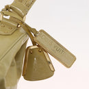 LOUIS VUITTON Cruise line Sac Bicolor Hand Bag Enamel Yellow M92547 Auth bs29940-9