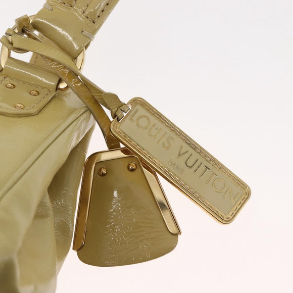 LOUIS VUITTON Cruise line Sac Bicolor Hand Bag Enamel Yellow M92547 Auth bs29940